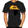 Cool Africa Style T Shirt Men Originality Popular Shirt Brand Good Quality Tee Africa Map Lion Tops Harajuku Streetwear