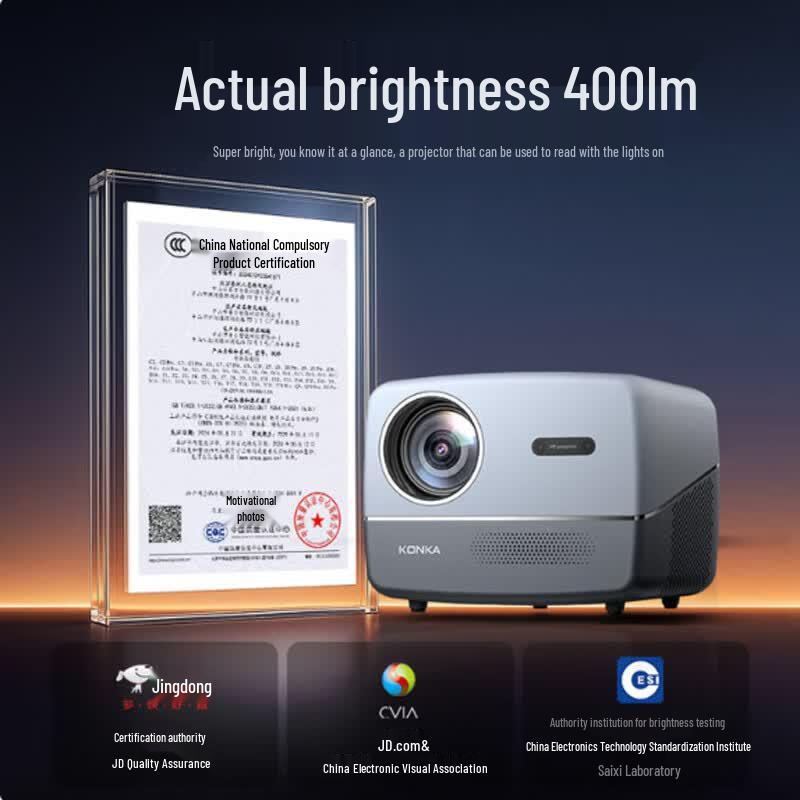 Konka E20 PRO Smart Projector (4K Support, Auto-Focus) (CN version)