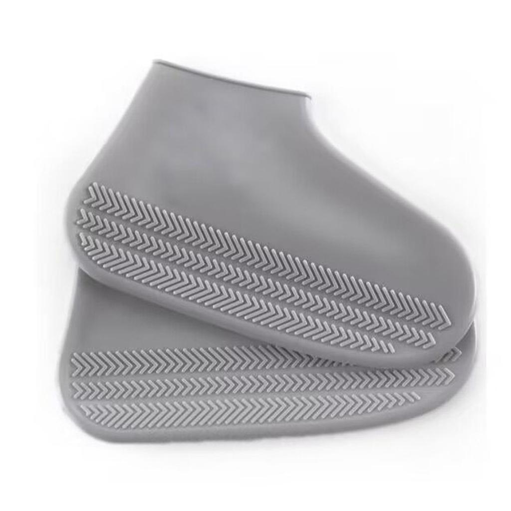 1Pair Waterproof Rain Shoe Covers Men Women Kids Reusable Boot Overshoes Anti-Slip Silicone Rainproof Foldable Portable Cycling Outdoor Shoes Covers