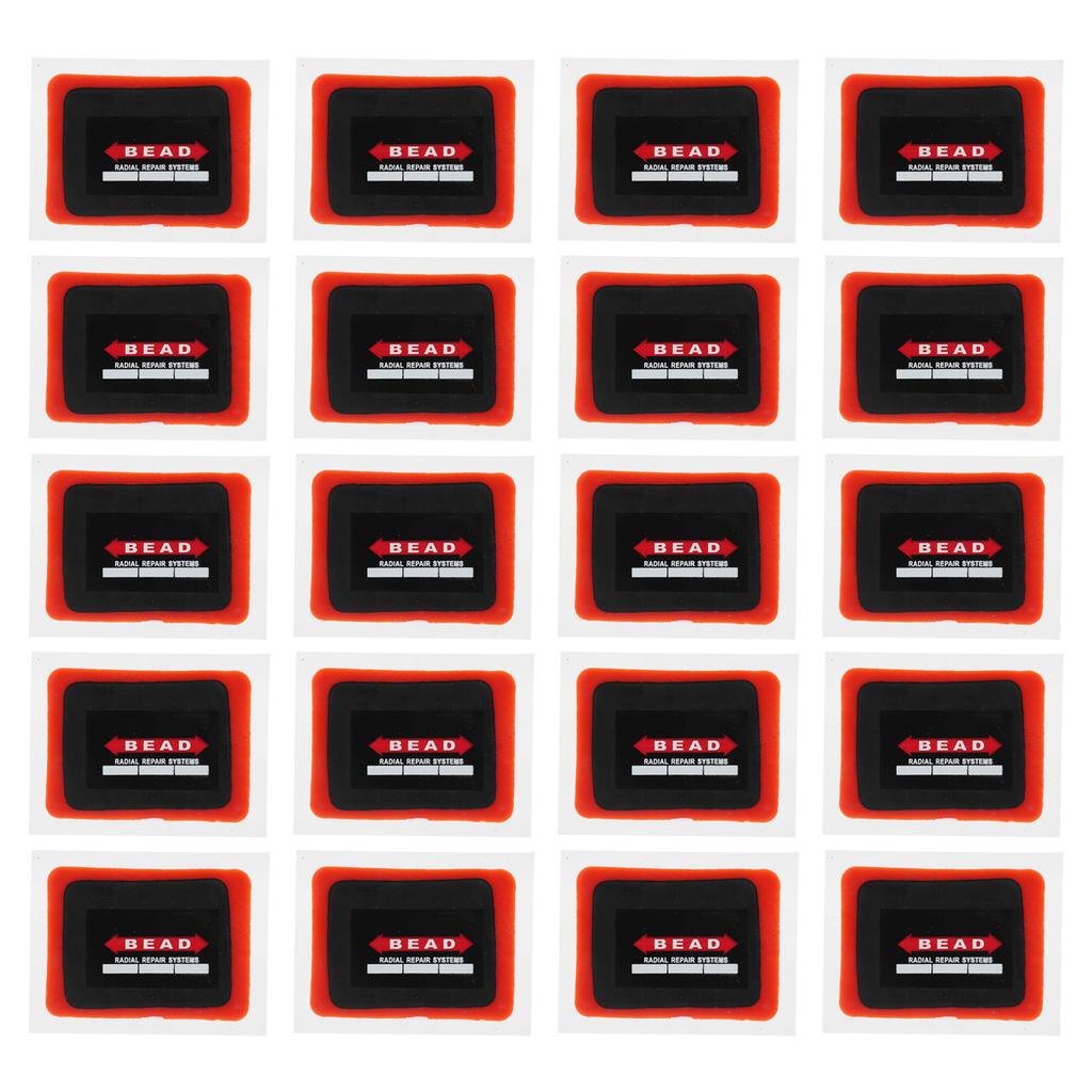 20 шт. заплатка для ремонта шин 55x75 мм утолщенная резиновая заплатка для ремонта проколов на велосипедах