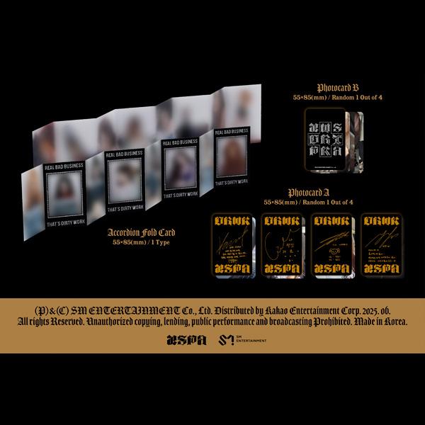 aespa Сингл [Грязная работа] (Грязное дело, версия.)  [Случайная версия]