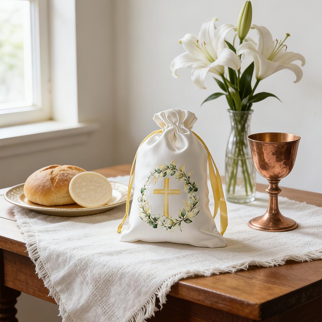 15Pcs/30Pcs Gift Set For Her/Him, Drawstring Gift Bag. Suitable For First Communion, Baptism, Wedding And Birthday Gifts, And Church Gatherings