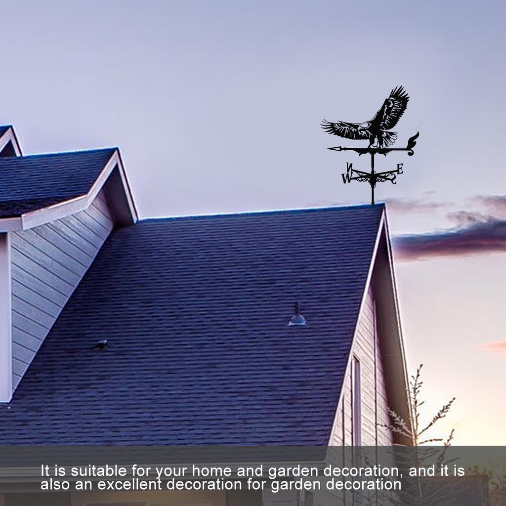 Металлический флюгер нержавеющий дворовый петух животные морской вездеход указатель направления ветра для наружного патио сады на крыше украшения
