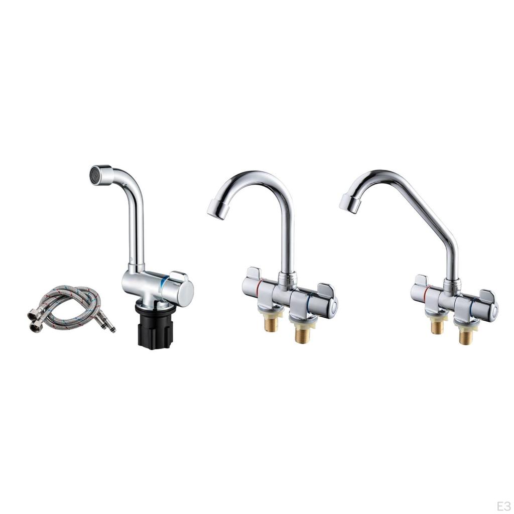 Регулируемый водопроводный кран для ванной комнаты и кухни на колесах - простая установка, удобное использование