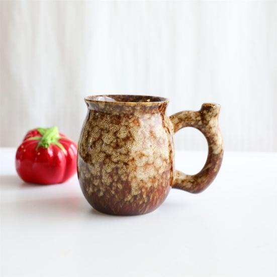 Керамическая кружка с уникальной глазурью Yousheng, чашка в форме кофейника Wake and Bake с эргономичной ручкой, оригинальные подарки для любителей кофе, пекарей