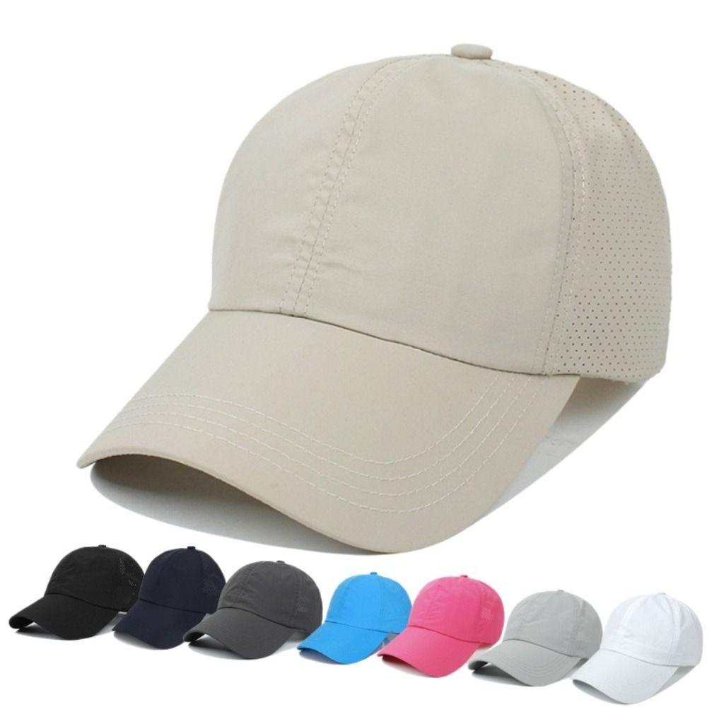 Регулируемая Бейсболка с Хвостом Быстросохнущая Кепка Snapback Модная Шляпа для Активного Отдыха и Спорта Кемпинг