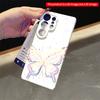 2DFlat Samsung phone case Pastel Butterfly Art Phone Case Applicable to Galaxy S22 S23 S24 S25ULTRA S26 A12 A13 A14 A15 A16  A34 A35 A54 A55