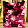 1pc nezouko1 Theme Blanket - Digital Print, Polyester, Cozy for All Seasons, Perfect for Outdoor, and Travel