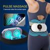 EMS Abdominal Slim Massager Electric Waist Trainer Fat Cellulite Burner Belt Heating Muscle Massage Slimming Pulse Weight Loss