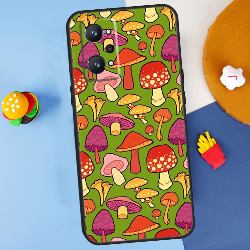 Mushroom Forest For Realme 11 10 12 13 14 Pro Plus GT 5 6 6T GT7 Pro C61 C53 C51 C21Y C25S C55 C67 C75 Case