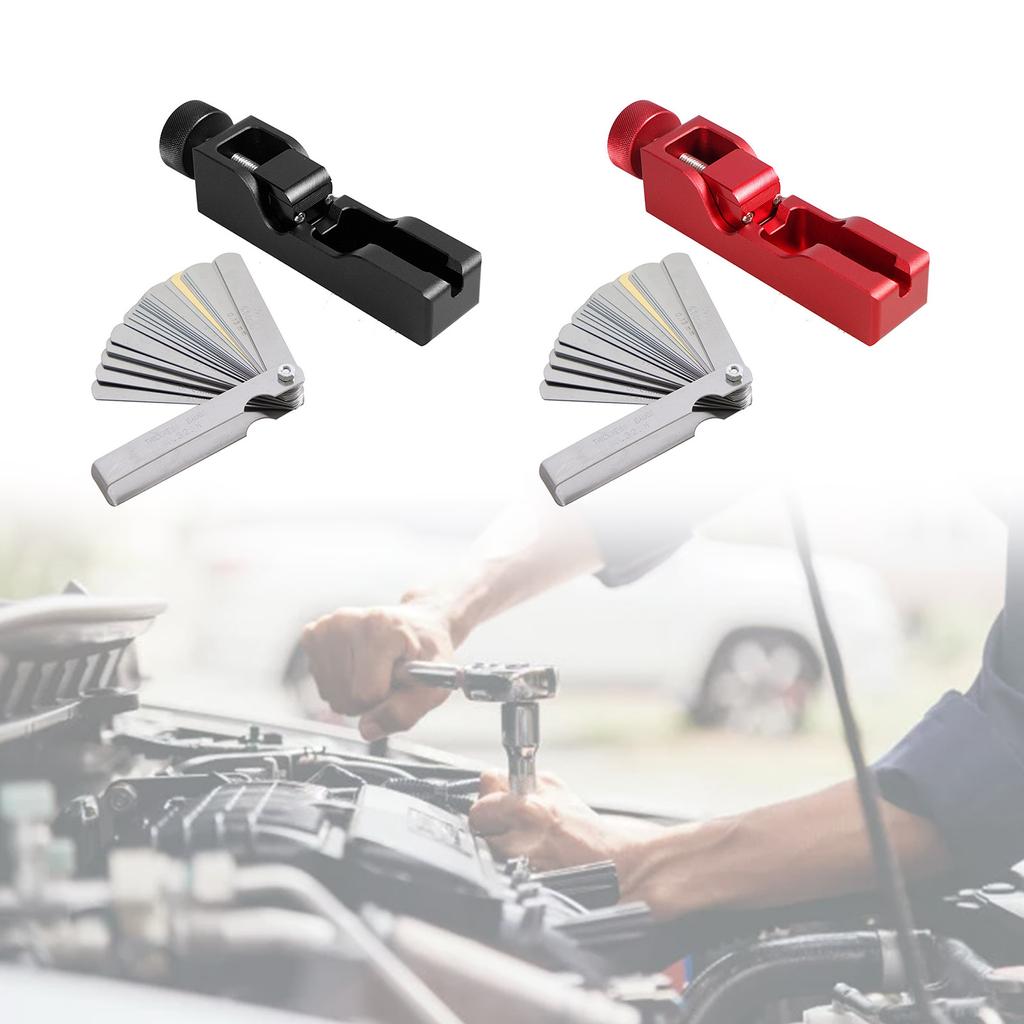 Инструмент для регулировки зазора свечей зажигания автомобиля, суппорт свечей зажигания с щупом, инструмент для регулировки зазора для большинства свечей зажигания 10 мм, 12 мм, 14 мм, 16 мм