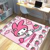 1 шт. Милый мультяшный коврик My Melody для декора комнаты - Гостиная, Игровая комната, Ванная комната, Офис, Коврик для улицы, Подарок для домашнего декораz199