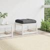 VidaXL Repose-pied de Jardin avec Coussins, Pouf de Palette, Table Basse de Terrasse, Meuble Modulaire de Salon Balcon, 844700