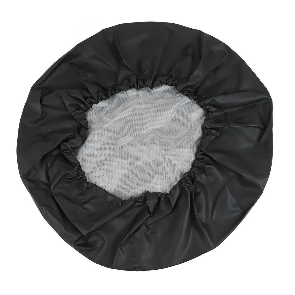 15-дюймовый Защитный чехол для шин Кожа ПВХ Водонепроницаемый Износостойкий Черный Чехол для запасного колеса для большинства автомобилей