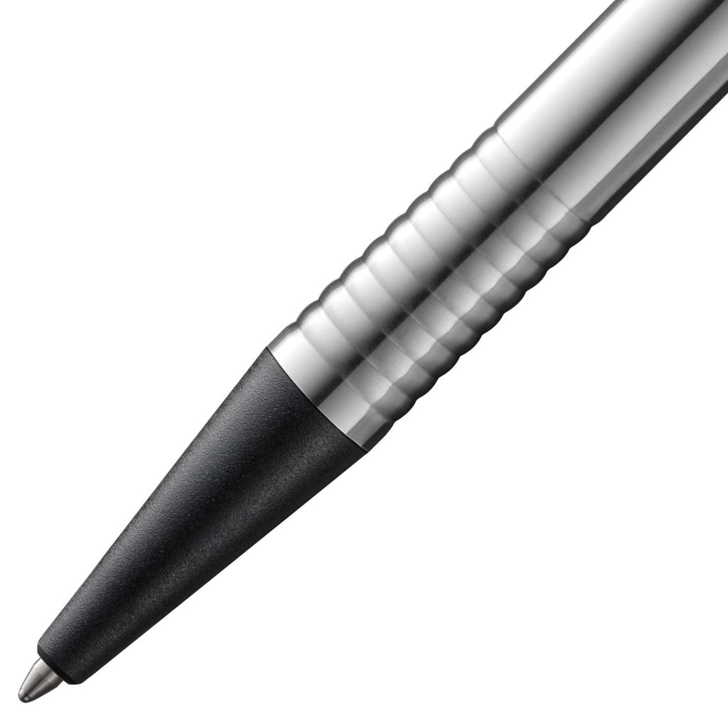 Lamy Логотип Матовая Черная Шариковая Ручка Прочный Корпус из Нержавеющей Стали Средний Наконечник (M)