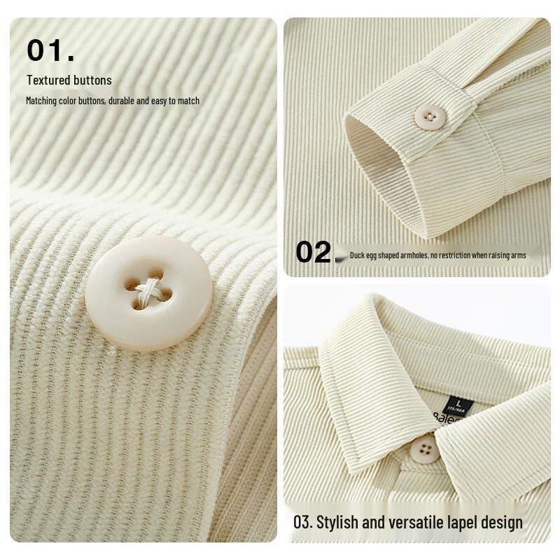 Baleno Men's Corduroy Casual Shirt