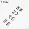 ABS Logo Range Letters Rover Letters Emblem Car Front Hood Bonnet Badge Rear Trunk Sticker For Land R  L322 L320 L494 L405