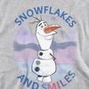 Frozen Childrens/Kids Snowflakes And Smiles Olaf Heather Pullover Hoodie