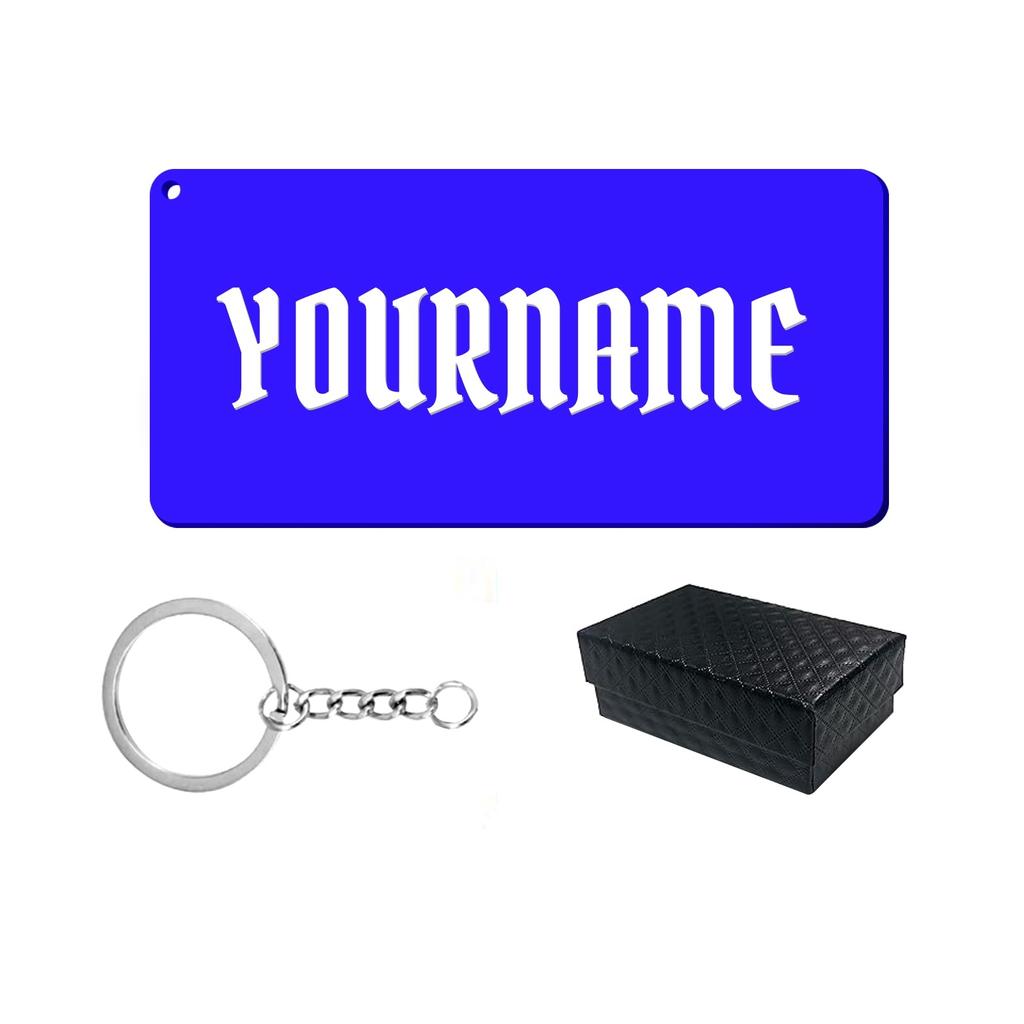 Индивидуальный подарочный брелок для ключей с 3D-печатными шрифтами Chomsky