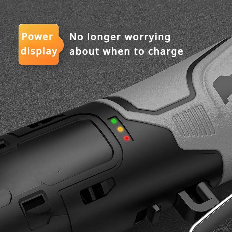 220 Вт/300 Вт Литиевый Аккумуляторный Электрический Гайковерт 3/8 Дюйма Прямоугольная Трещотка Гайковерт Дрель Разборка Гайки Ремонтный Инструмент