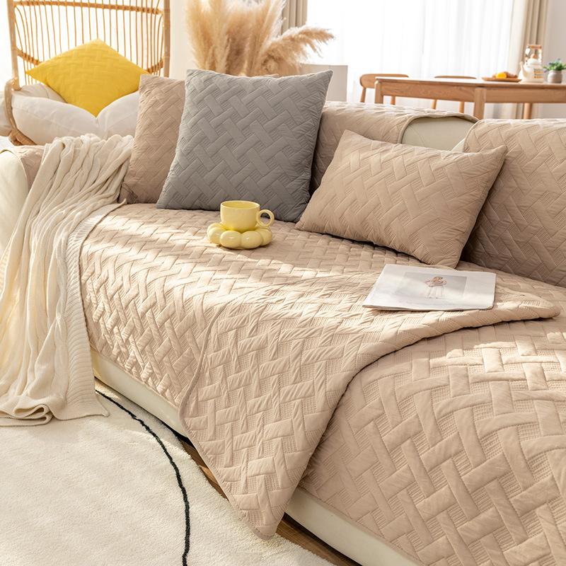 Sofa Cushion Four Seasons Universal Simple Modern Non-Slip Summer Sofa Cover Seat Cushions Backrest Towel Cover Cloth Universal Cover