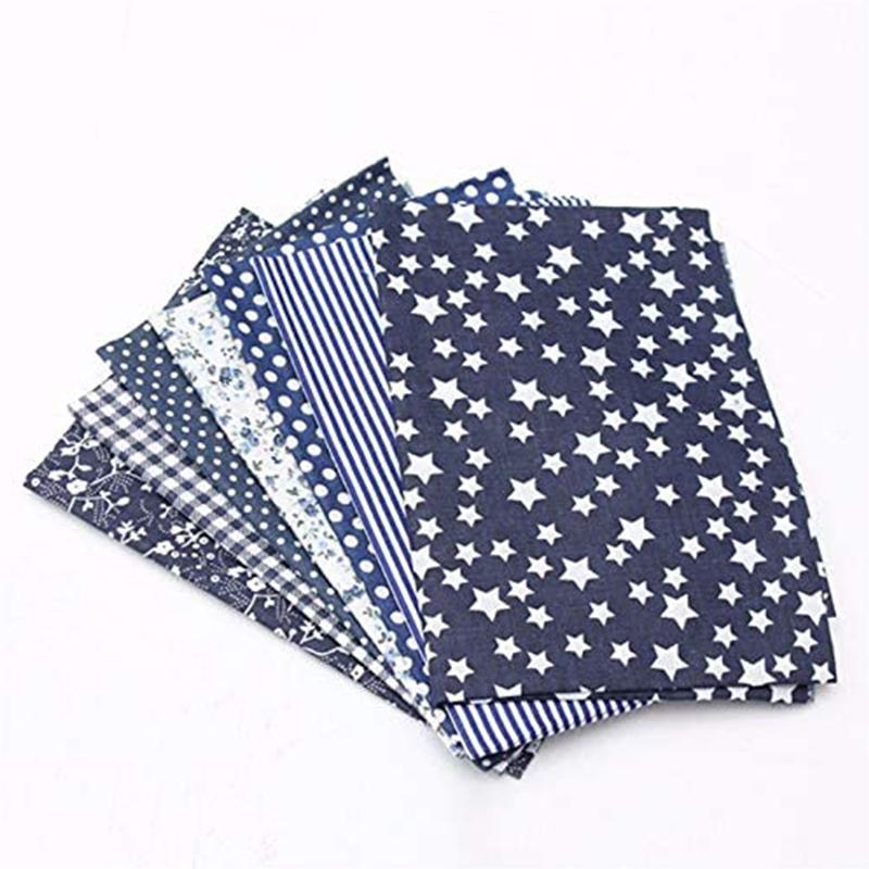 7 шт 50*50 см швейная набивная ткань лоскутное шитье хлопковая ткань набор