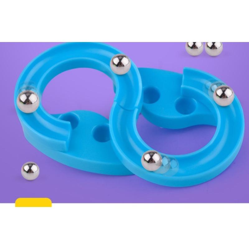 Игрушка-лабиринт из бисера, 8-символьный трек, детская тренировочная дорожка для декомпрессии, детская декомпрессионная развивающая игрушка, подарок для детей