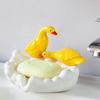 Портативная мыльница в виде утки, мультяшная мыльница, держатель для мыла, контейнер для мыла, мыльница для подноса, аксессуары для ванной комнаты