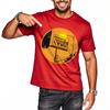 Summer top Short sleeve Lightweight Tee Orange Circle With Sign Short sleeve Big Size Tee Shirt Fashionable Crew Neck Oversized