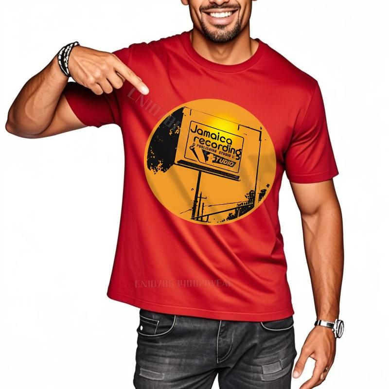 Summer top Short sleeve Lightweight Tee Orange Circle With Sign Short sleeve Big Size Tee Shirt Fashionable Crew Neck Oversized