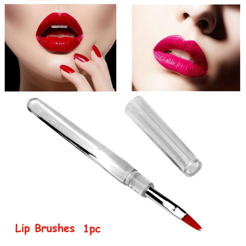 Hot sale Crystal Handle Makeup Tool Lipstick Lip Brushes Flexible Applicator