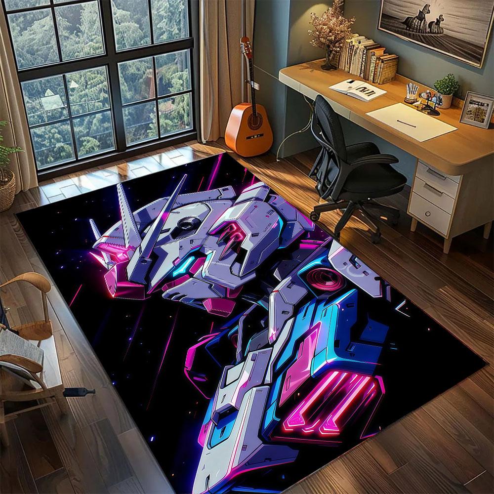 Gundam Exia Carpet for Living Room Bedroom Home Decor Cool Movie Mat Play Floor Mat
