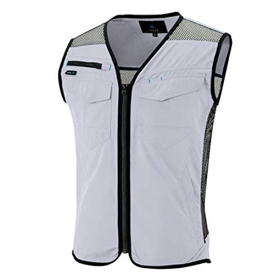 AITOZ Work Vest for AZ2949 003 Silver Gray 3L (V-neck) Spring/Summer