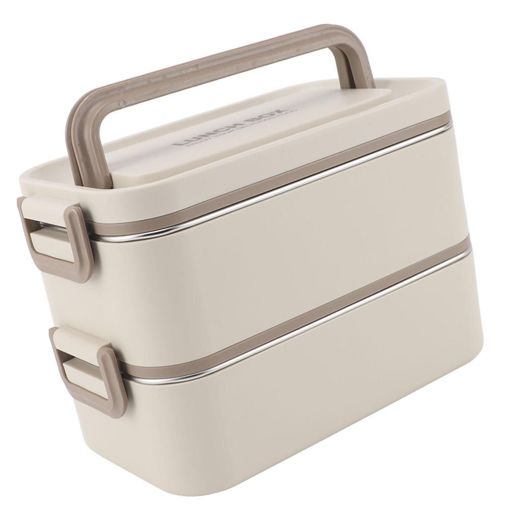 304 Stainless Steel Lunch Storage Container 2000ml Thermal Lunch Box Food Container For Office