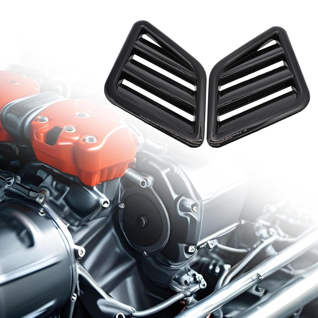 2 Pieces Car Bonnet Vents Accessories Automotive Repair Parts Engine Hood Professional