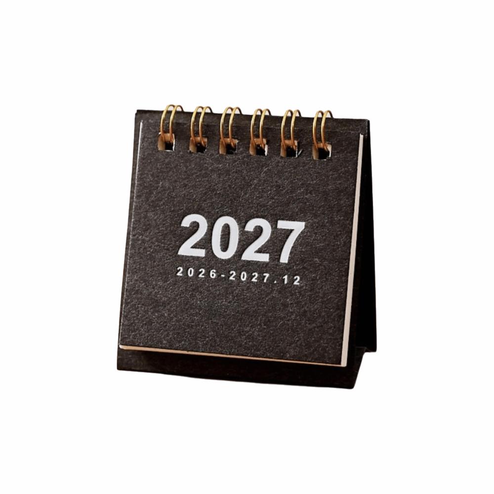 Standing Base 2027 Desk Calendar Mini Flip Calendar New Mini Calendar Daily Planning