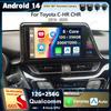 Android 14 Carplay Car Radio For Toyota C-HR CHR 2016 2017 2018 2019 2020 Multimedia Video Player Navigation GPS Stereo 2Din DVD