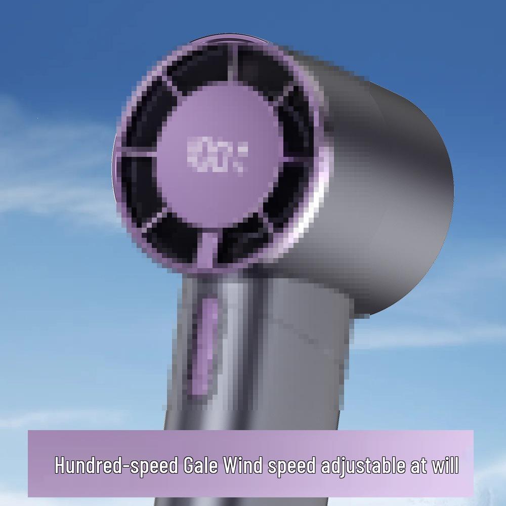 High-Speed 100-Speed Handheld USB Rechargeable Mini Fan
