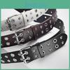 Trendy Fashionable European And American Style Dual Grommet Waist Belt For All