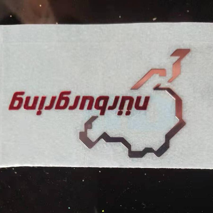 2x автомобильные наклейки 3D 5X3 см полированные хромированные гоночные шоссейные гонки Нюрбургринг забавные наклейки на мотор наклейки виниловые наклейки эмблема