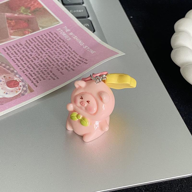 Милый аниме маленький поросенок брелок мультфильм кавайный поросенок брелок кулон креативный рюкзак украшения аксессуары подарки