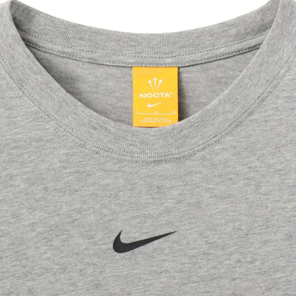 Nike × Коллаборация Nocta Мужская Женская Футболка с Круглым Вырезом Свободного Покроя с Коротким Рукавом Унисекс Топы IB5674-063