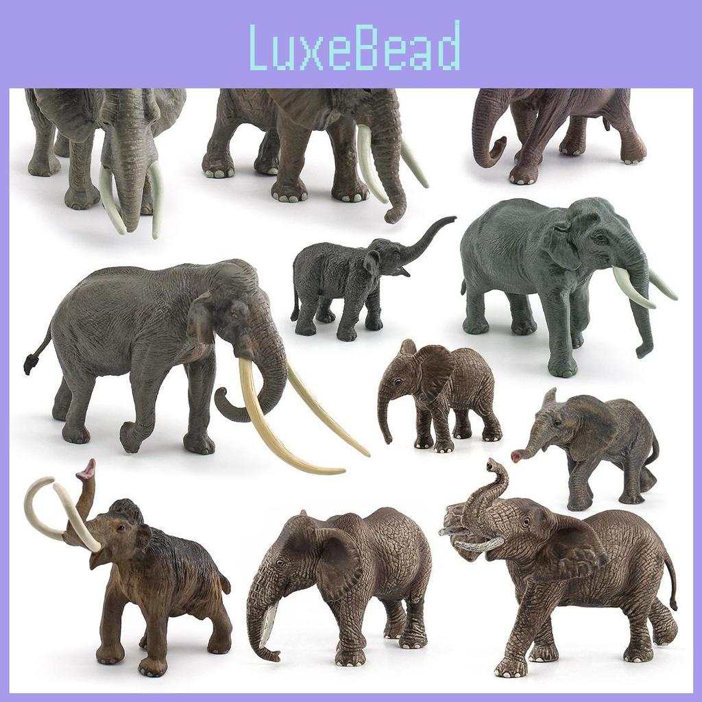 Realistic Zoo Animal Pvc Elephant Figures For Classroom Learning And Gift Giving