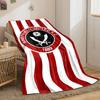 Sheffield United FC Emblem Blanket print blanket soft and cozy perfect for the living room bed sofa or a nap,gift