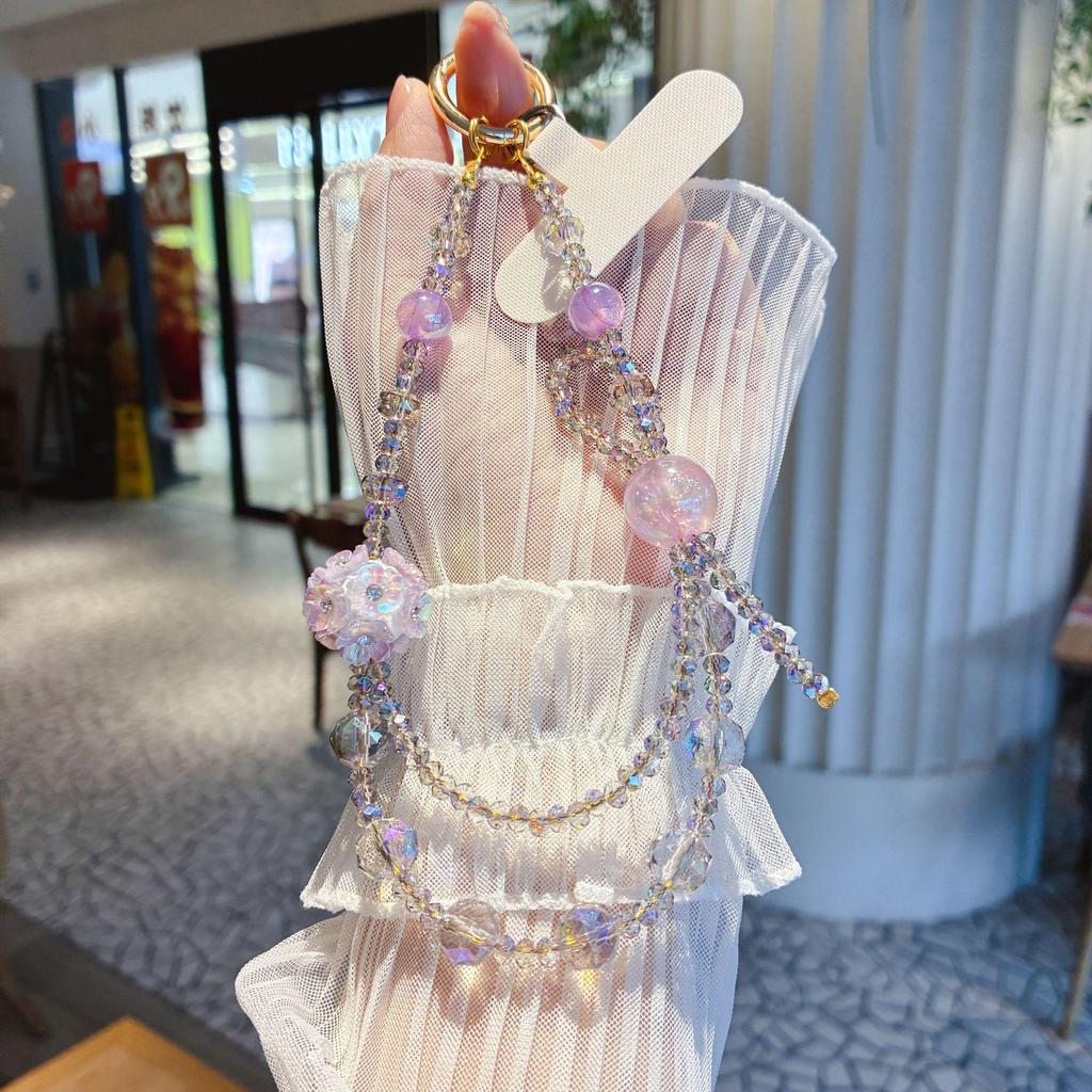 Элегантная кисточка из циркона, бусины, подвеска, цепочка для мобильного телефона