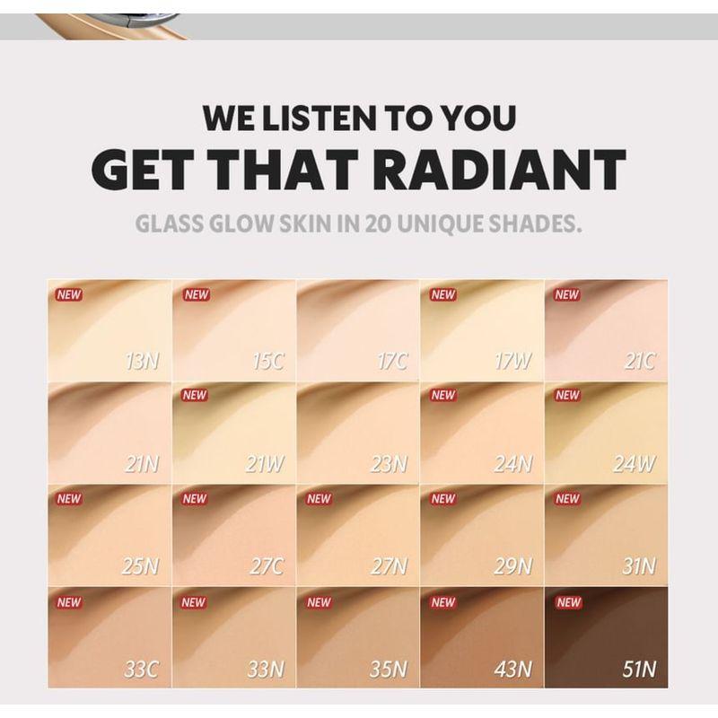 TIRTIR Маска Fit Aura Silver Cushion Мини #17C Фарфоровый Набор