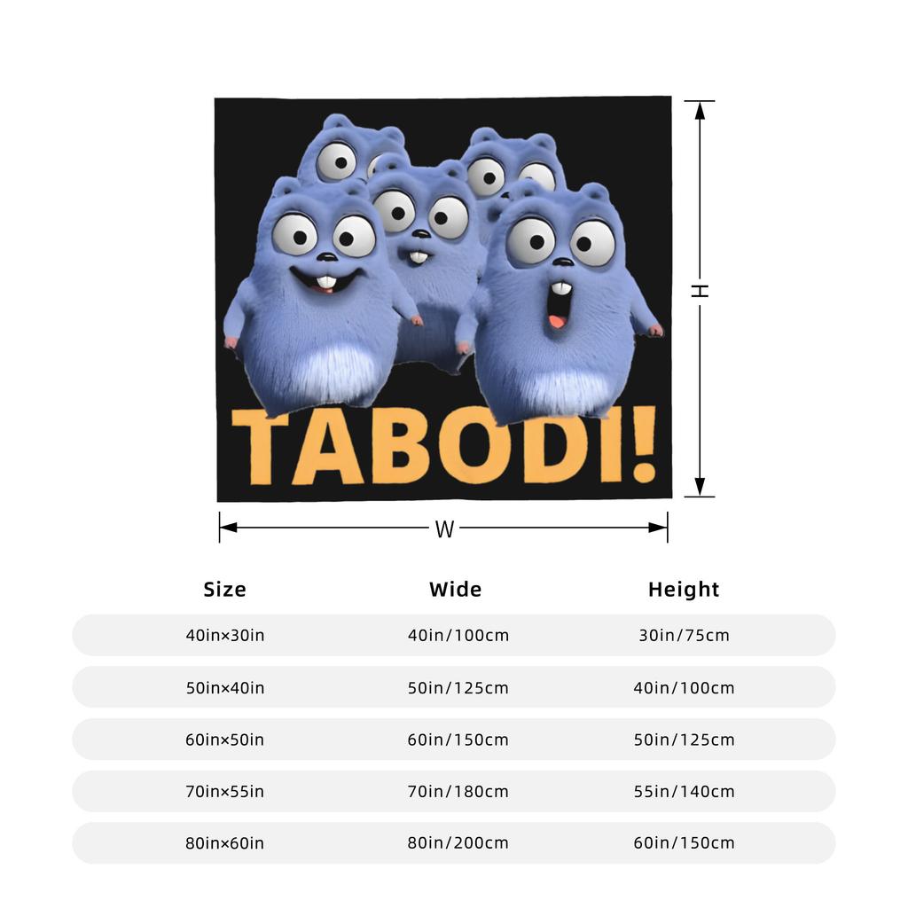 Фланелевое одеяло Tabodi и Grizzy Мультяшное Аниме Потрясающее покрывало для дивана кровати гостиной 200x150 см Одеяло