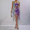 Sexy Sequin Backless Nightclub Dress for Women - Colorful & Chic (2025)