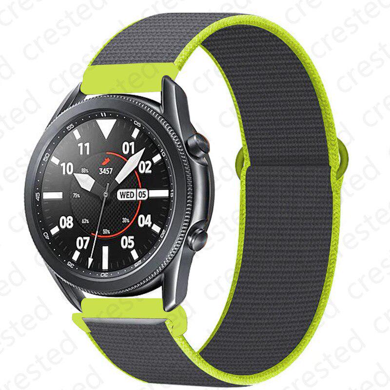 Ремешок 20/22 мм для Galaxy Watch 3/46/42 мм / активный 2 ремешка Samsung Gear S3 Frontier Sport нейлоновый браслет Huawei watch GT 2 41 45 мм