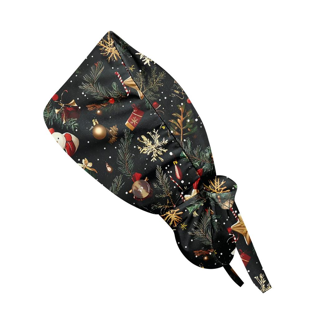 Модная рождественская рабочая кепка с принтом, повседневная женская кепка с хвостиком, кепка с повязкой, кепка Baotou